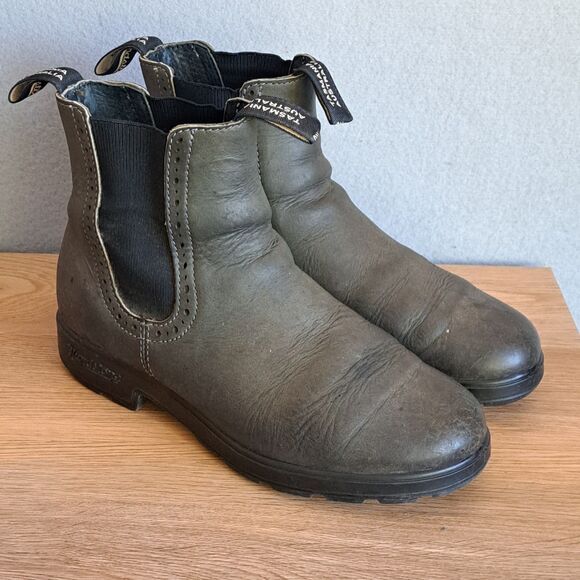 Blundstone Women’s US 9  AU 6 Chelsea Boots 1351 Rustic Brown Leather Ankle - Picture 1 of 13